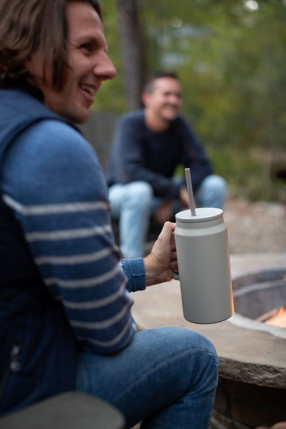Simple Modern 50 fl oz Insulated Stainless Steel Trek Tumbler with Straw Lid | Midnight Black R3OD