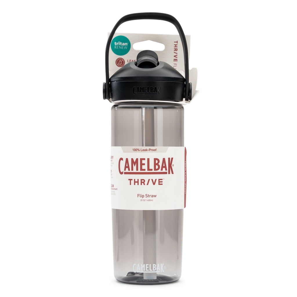 Camelbak Thrive Flip Straw 20oz Water Bottle, Charcoal 7GMT