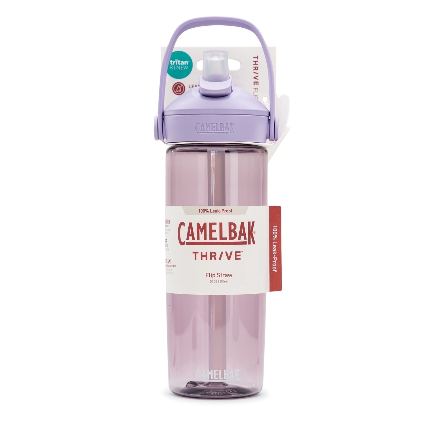 Camelbak Thrive Flip Straw 20oz Water Bottle, Charcoal 7GMT