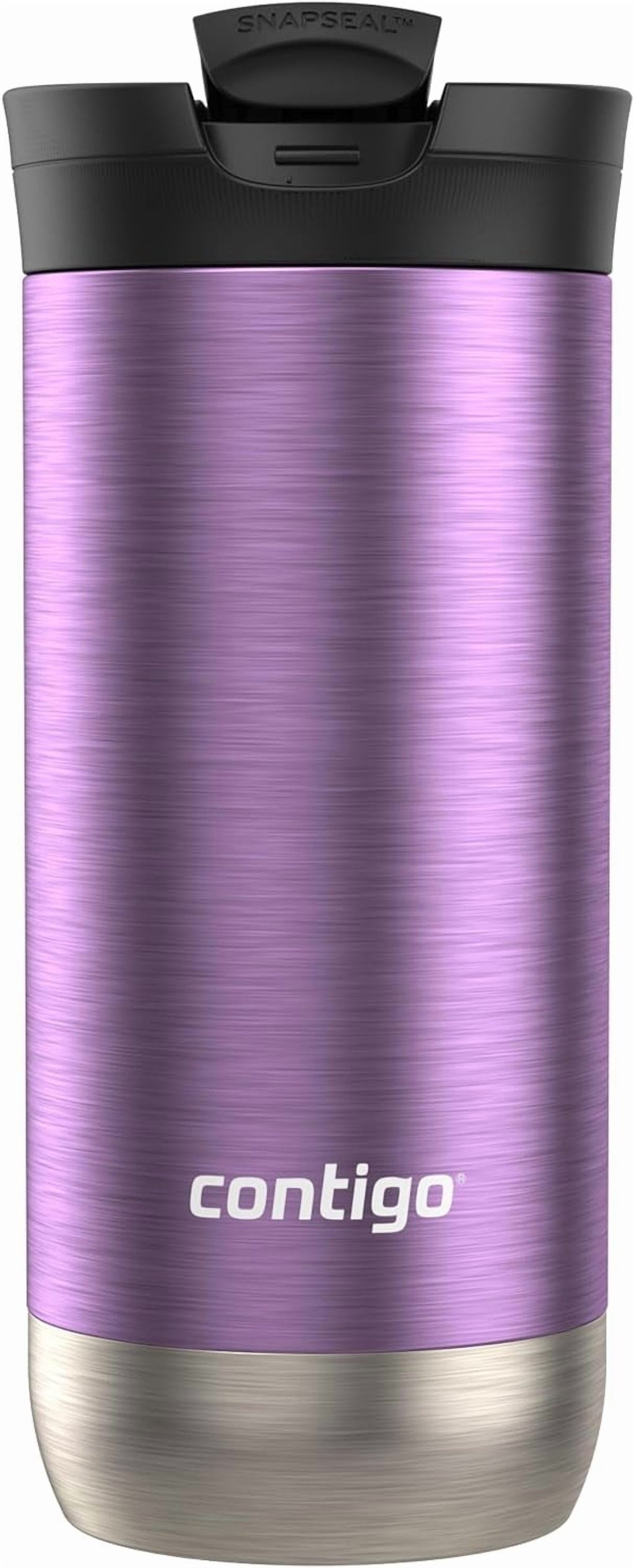 Contigo Huron SnapSeal Insulated Travel Tumbler, Purple Panzy Color 16 oz (473 mL) NCAV