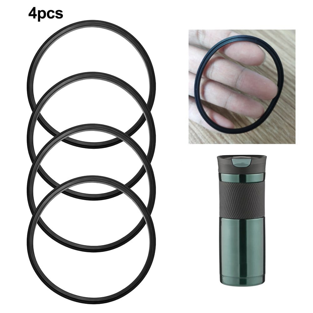 PULMCheerge 4 Pack Gaskets Compatible with Contigo Snapseal Byron Travel Mug 16oz &amp; 20oz, Replacement Rubber Seal for Contigo Snapseal Lid, Replacement Silicone Part for Contigo Coffee Travel Tumbler ZXAU