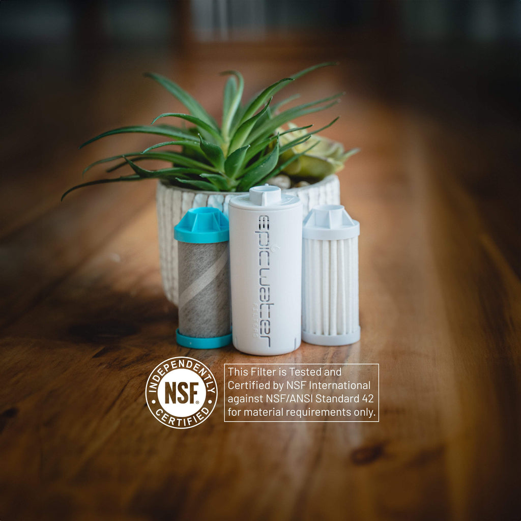 Epic Water Filters Nalgene OG Sustain Tritan USA Made Water Bottle and 75 Gallon Filter - Removes 99.99% of Water Impurities, 32oz, Leggitt Art U6JZ
