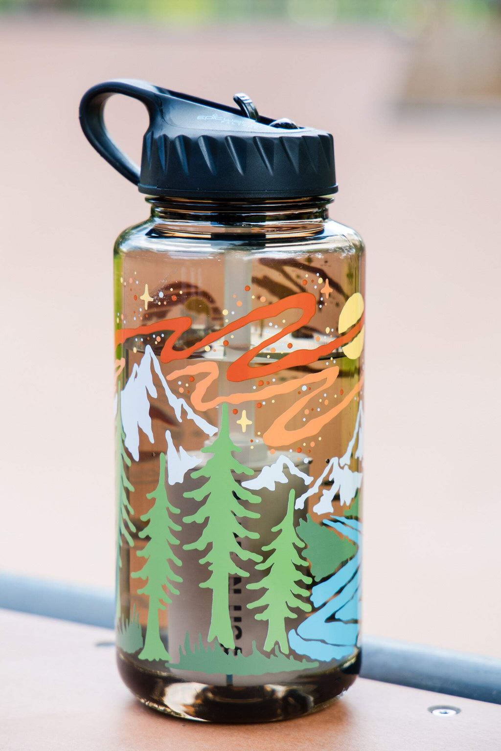 Epic Water Filters Nalgene OG Sustain Tritan USA Made Water Bottle and 75 Gallon Filter - Removes 99.99% of Water Impurities, 32oz, Atomic Child Special Edition SNBU