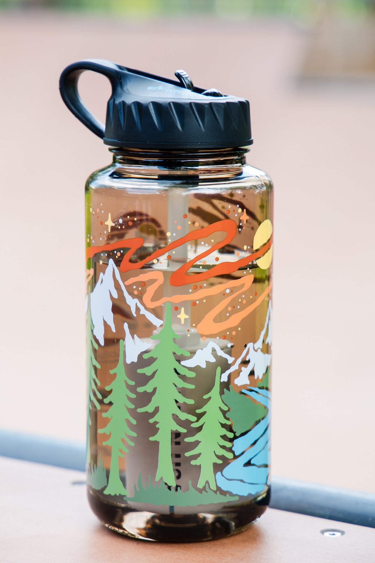 Epic Water Filters Nalgene OG Sustain Tritan USA Made Water Bottle and 75 Gallon Filter - Removes 99.99% of Water Impurities, 32oz, Atomic Child Special Edition SNBU