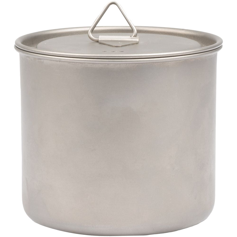 Olicamp Titanium Space Saver Mug with Lid, Nests Nalgene Bottle Inside, Lightweight and Compact, Perfect for Camping and Backpacking, 550mL ZQWF
