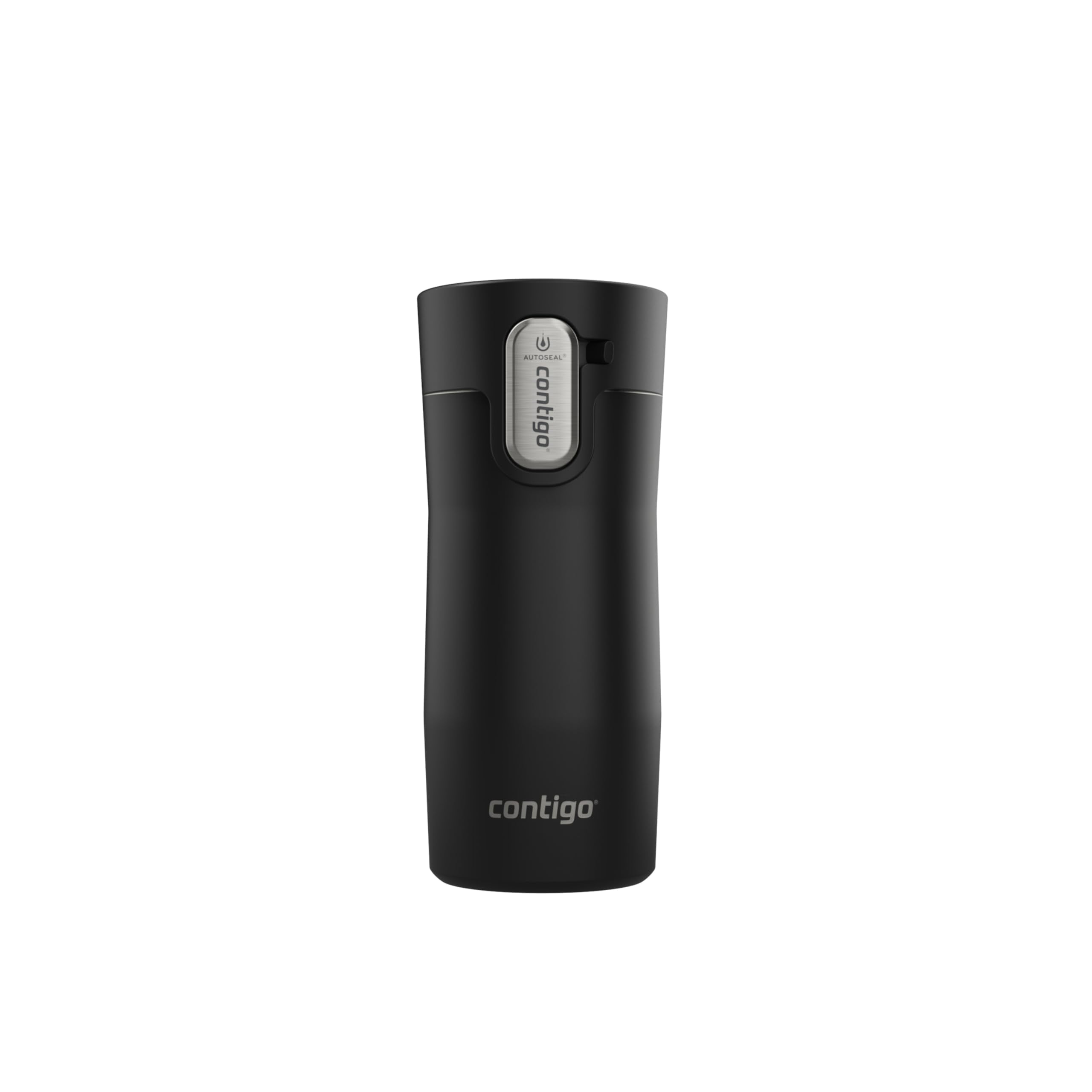 Contigo AUTOSEAL West Loop Vacuum-Insulated Stainless Steel Travel Mug with Easy-Clean Lid, 12oz, Matte Black OTN6