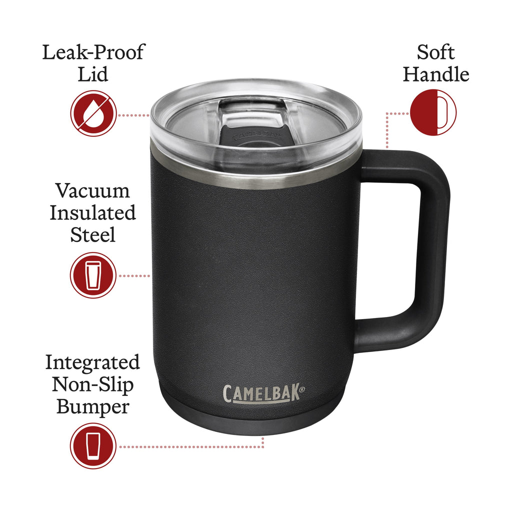 CamelBak Thrive™ Insulated Stainless Steel Mug 16oz, Black 4BU5