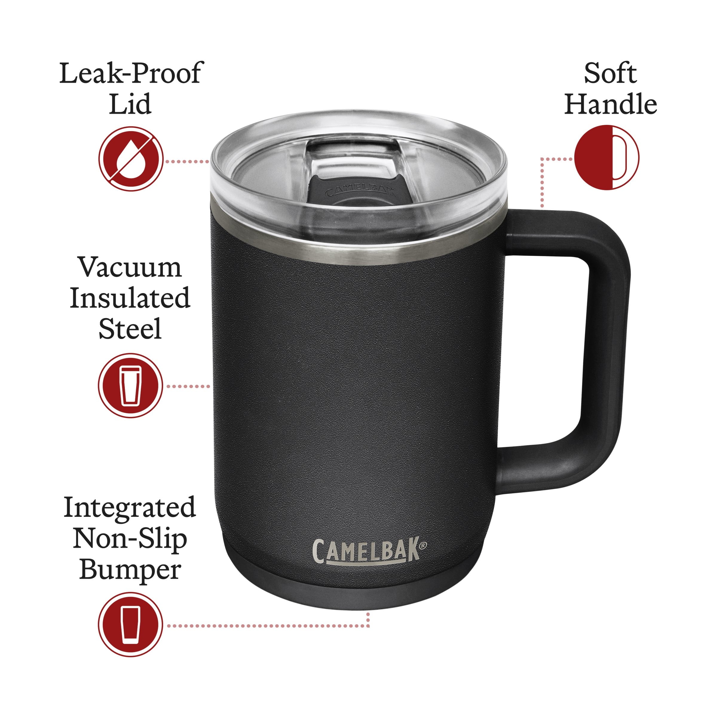 CamelBak Thrive™ Insulated Stainless Steel Mug 16oz, Black 4BU5