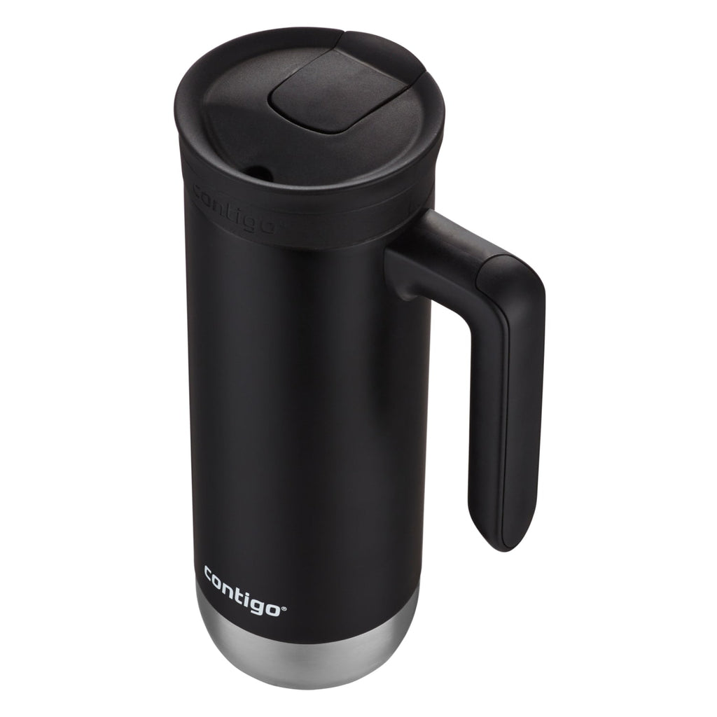 Contigo Huron 2.0 Stainless Steel Travel Mug with SNAPSEAL Lid and Handle in Black, 20 fl oz. ALCR