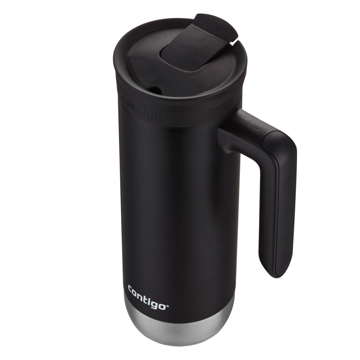 Contigo Huron 2.0 Stainless Steel Travel Mug with SNAPSEAL Lid and Handle in Black, 20 fl oz. ALCR