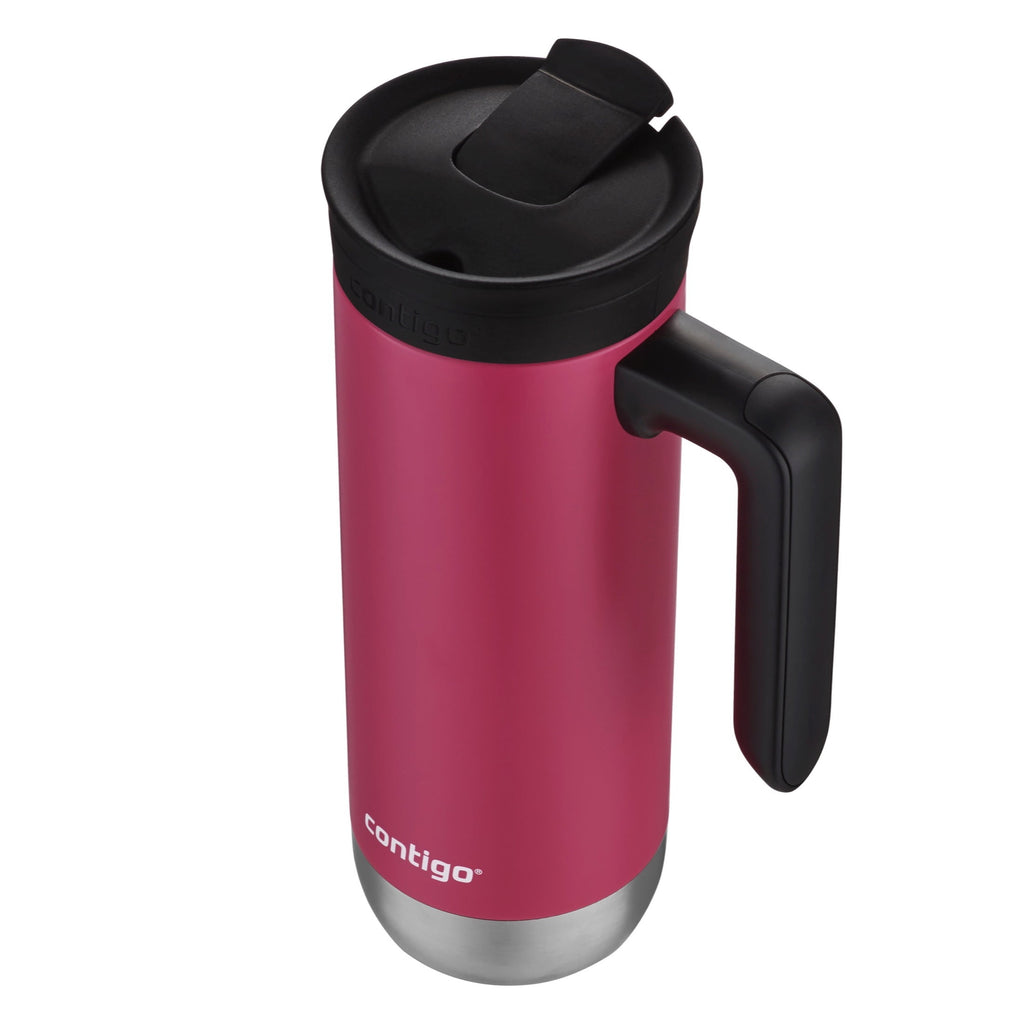 Contigo Huron 2.0 Stainless Steel Travel Mug with SNAPSEAL Lid and Handle in Black, 20 fl oz. ALCR