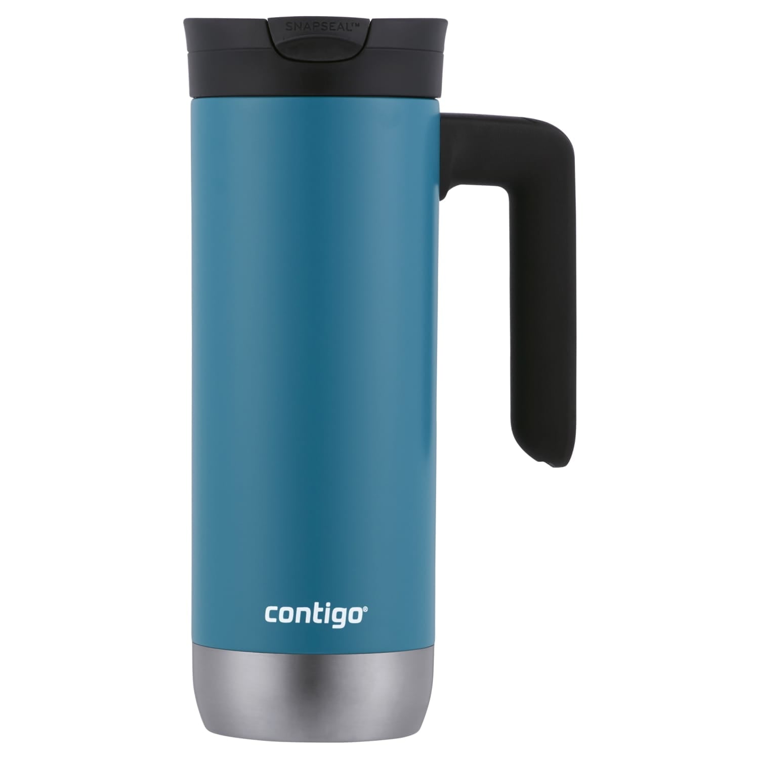 Contigo Huron 2.0 Stainless Steel Travel Mug with SNAPSEAL Lid and Handle in Black, 20 fl oz. ALCR