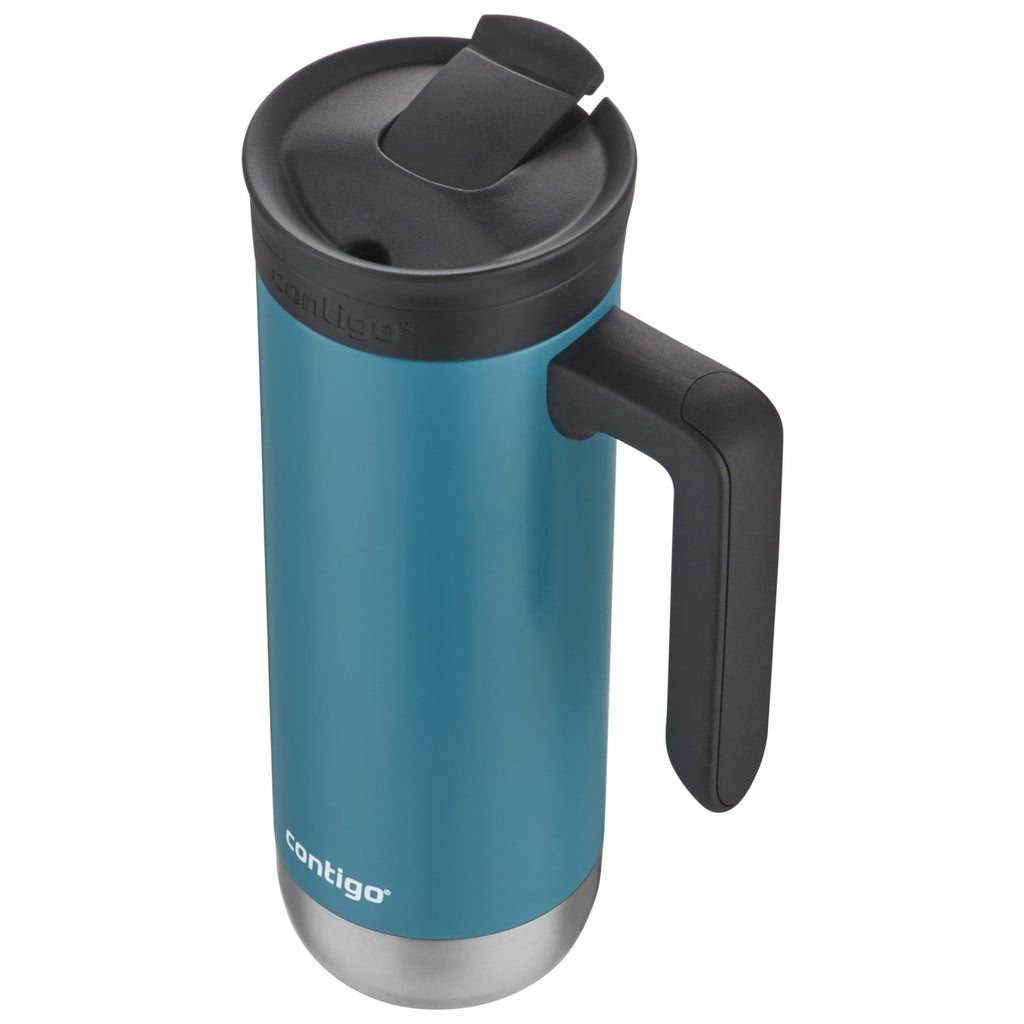 Contigo Huron 2.0 Stainless Steel Travel Mug with SNAPSEAL Lid and Handle in Black, 20 fl oz. ALCR