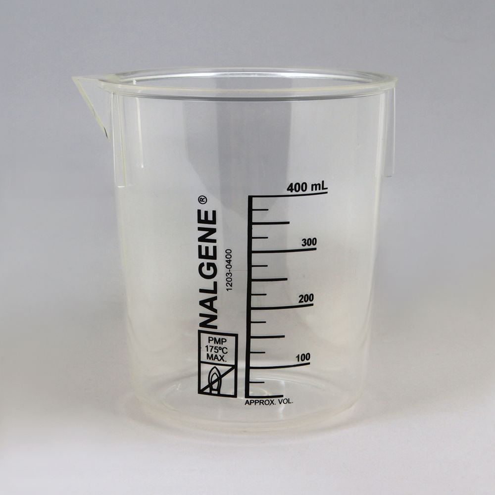 Nalgene Griffin Beaker, Low Form, Polymethylpentene, 400 Ml T9XG