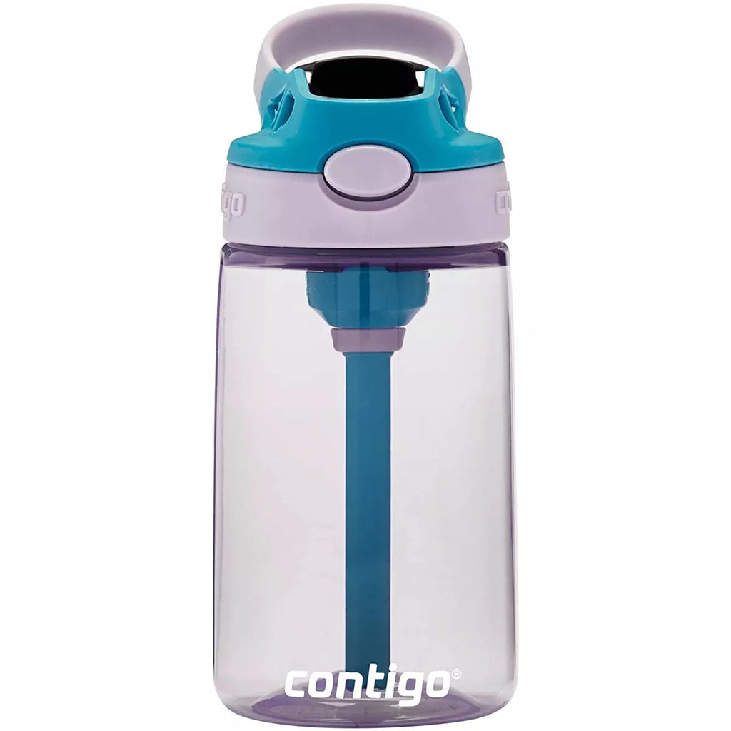 Contigo Kids Water Bottle with Redesigned AUTOSPOUT Straw, 14 oz, Grape Forest Haven M6A1