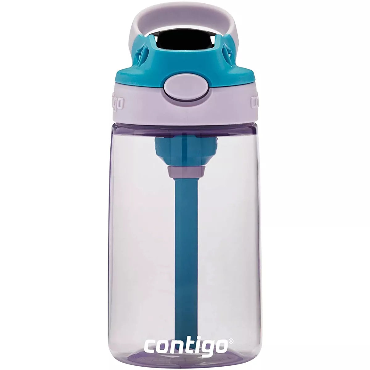 Contigo Kids Water Bottle with Redesigned AUTOSPOUT Straw, 14 oz, Grape Forest Haven M6A1