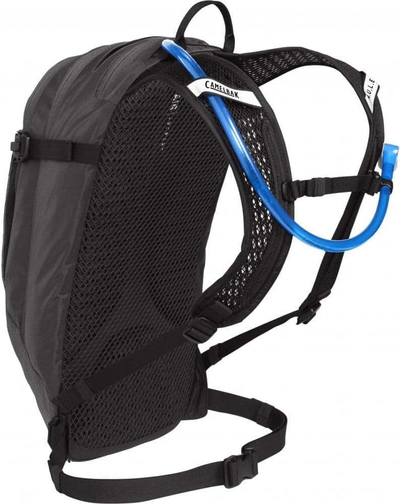 CamelBak Women's M.U.L.E. 12 Mountain Biking Hydration Pack - Easy Refilling Hydration Backpack - Magnetic Tube Trap 100oz, Charcoal/Black AW1A