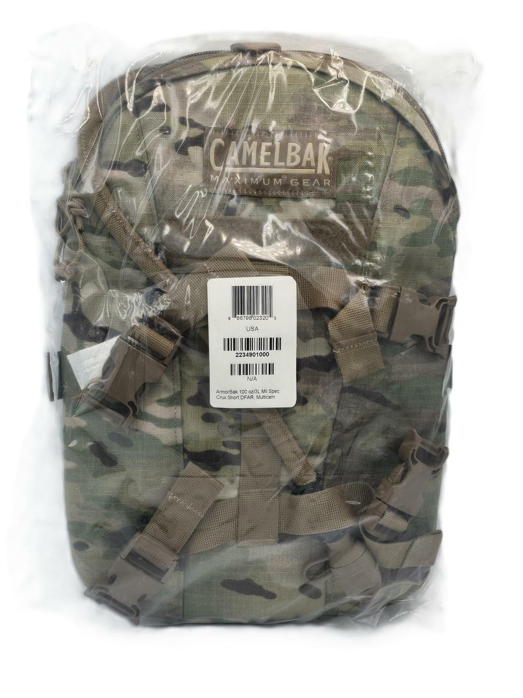 CamelBak Maximum Gear ArmorBak Military Spec Crux Short DFAR, Multicam TASV