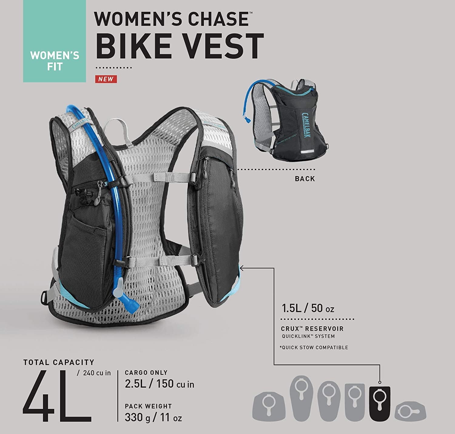 Camelbak Women's Chase Bike Vest 1UPP