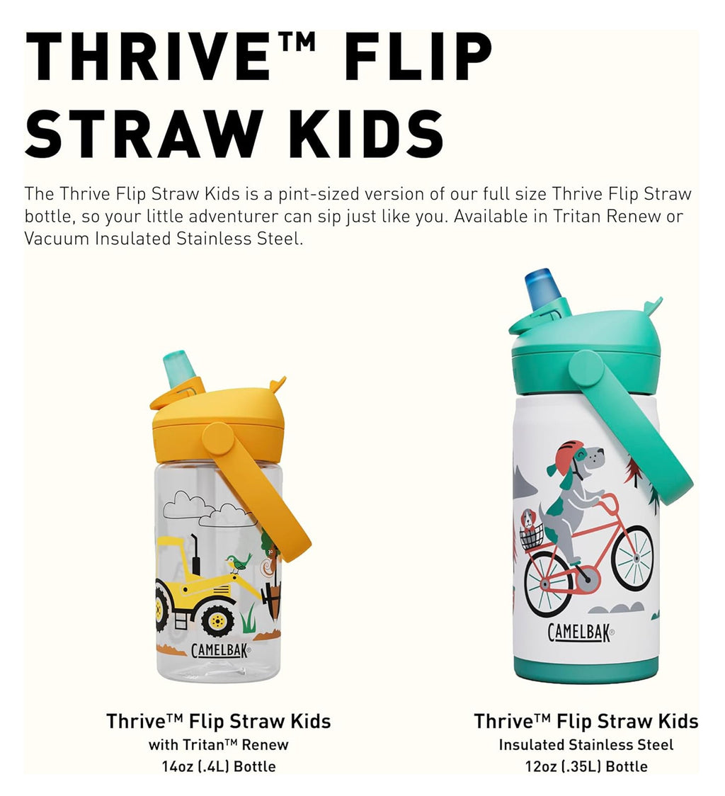 Camelbak Thrive™ Flip Straw Kids 14oz Bottle, Friendly Forest CWB0