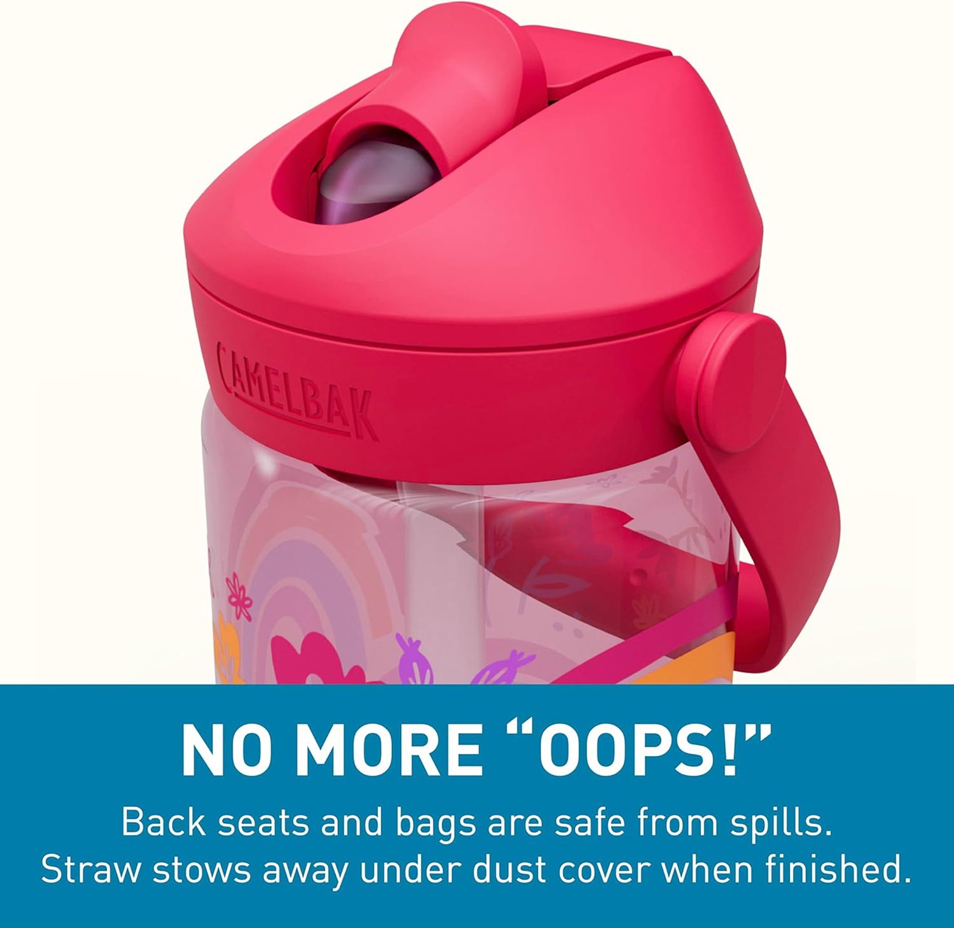 Camelbak Thrive™ Flip Straw Kids 14oz Bottle, Friendly Forest CWB0