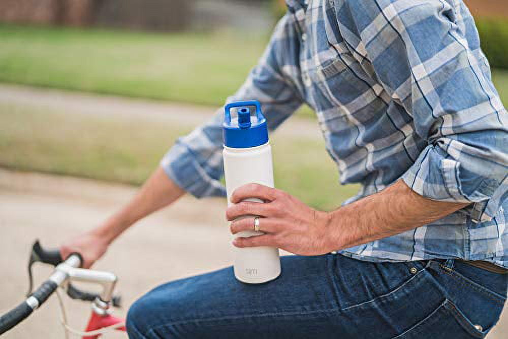 Simple Modern Summit Water Bottle Straw Lid Vacuum Insulated Stainless Steel Bottle | 18 fl oz 3NMA