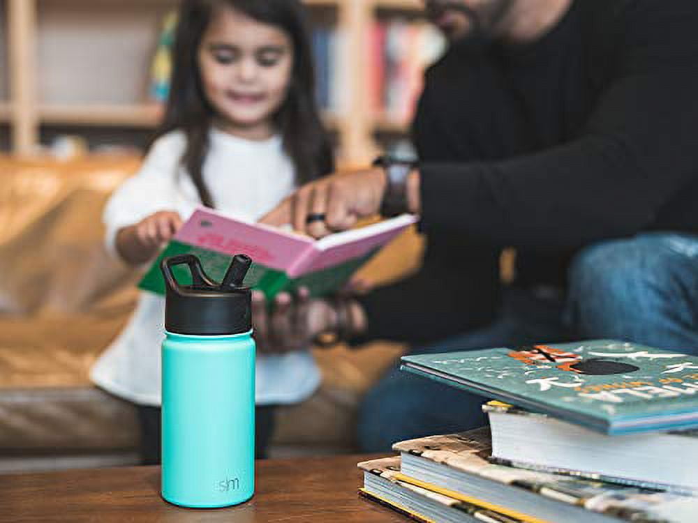 Simple Modern Summit Water Bottle Straw Lid Vacuum Insulated Stainless Steel Bottle | 18 fl oz 3NMA