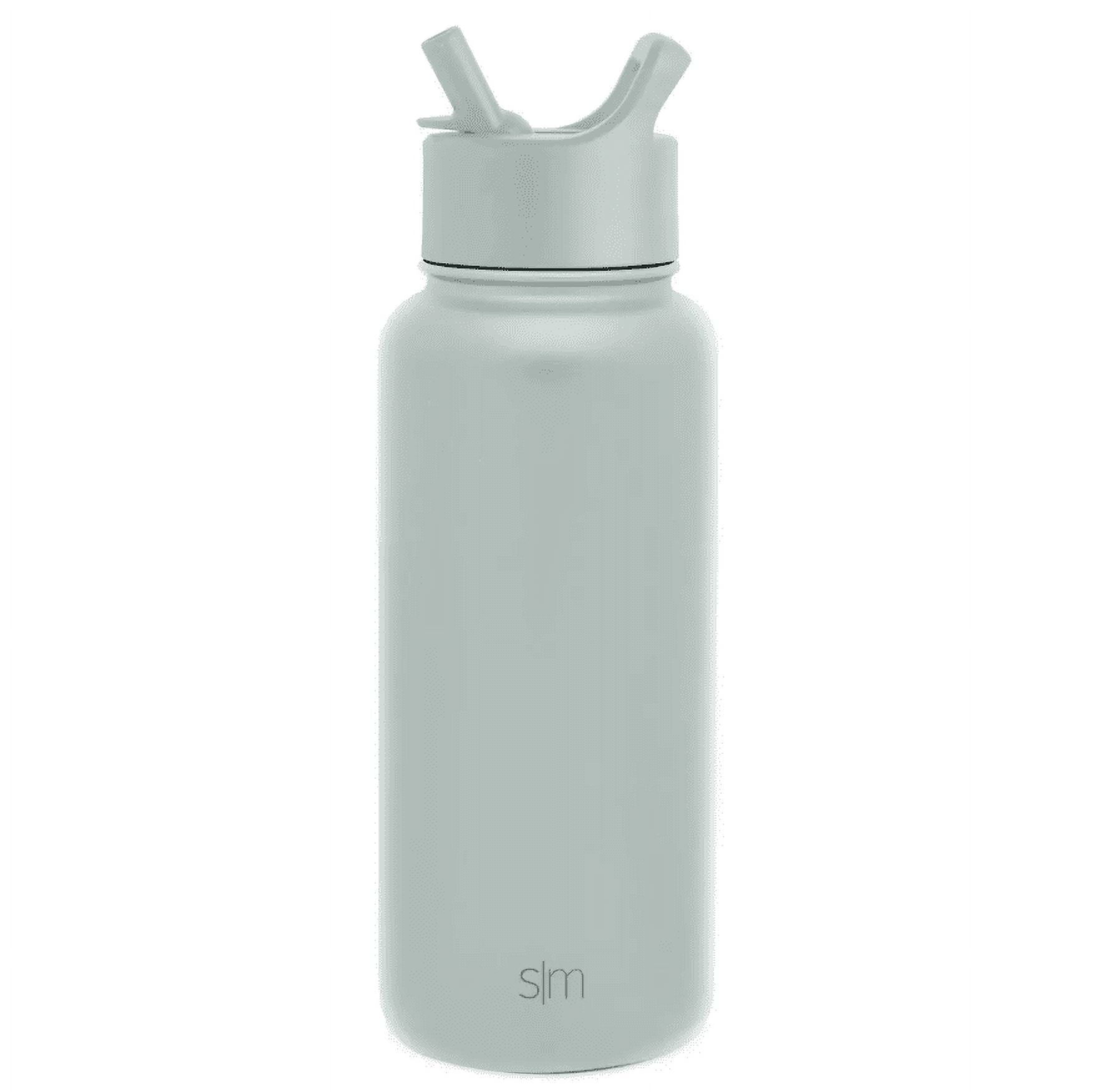 Simple Modern Summit 32oz Stainless Steel Water Bottle with Straw Lid Seaglass Sage Q7JB