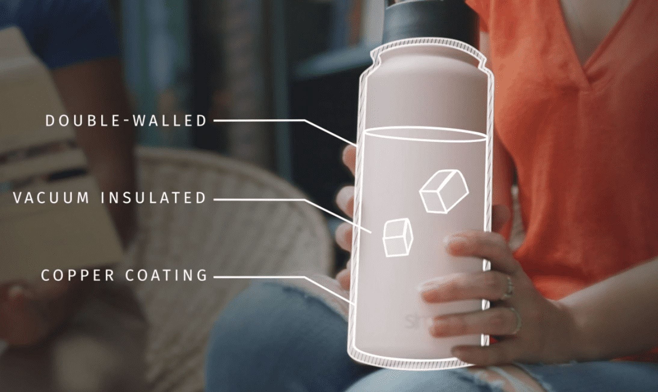 Simple Modern Summit 32oz Stainless Steel Water Bottle with Straw Lid Seaglass Sage Q7JB