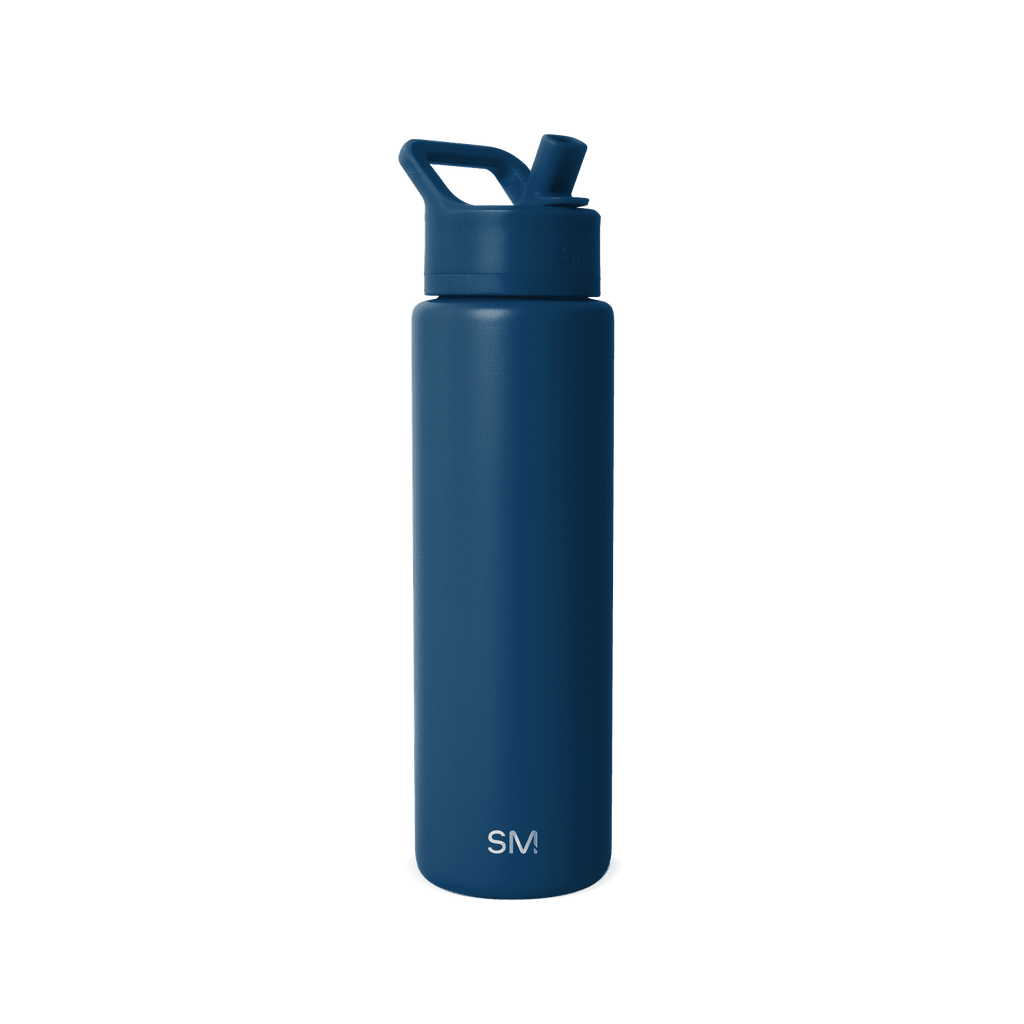 Simple Modern 30 fl oz Insulated Stainless Steel Summit Wide Mouth Water Bottle with Straw Lid | Slumberland S514