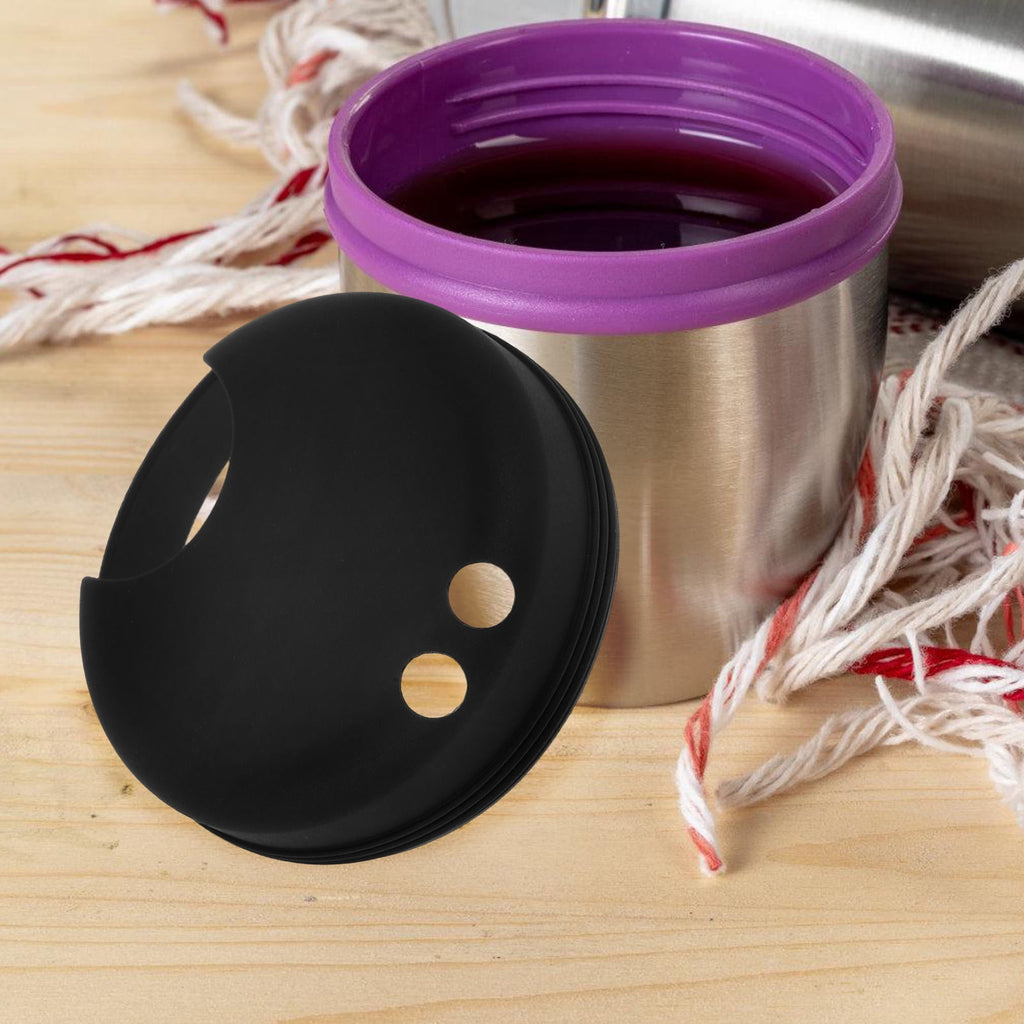 Worgeous 2pcs Splash Guarding Lid For Wide Mouth Bottle  Water Cup Anti-spill Intended Accessory Water Cup Lid Spill-proof Cap For Water Cup Compatible For Nalgene Easy Sipper DB3W