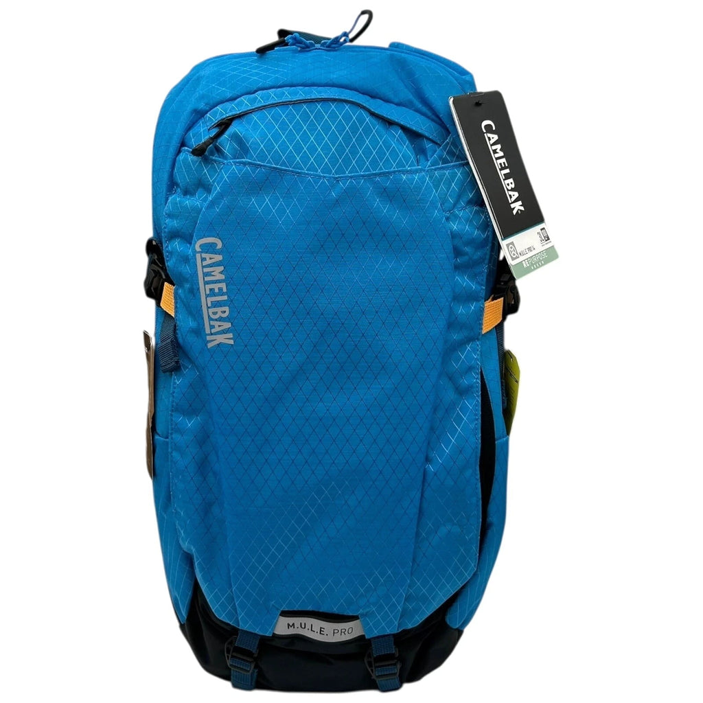 CAMELBAK M.U.L.E Pro 14L Bike Hydration Backpack 100 oz, Ibiza Blue/Orange NM6K