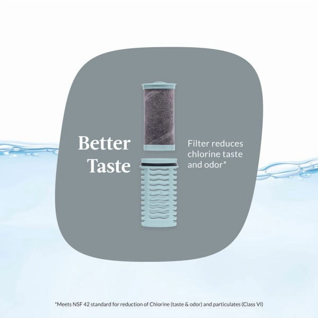 Contigo Clybourn Chill Stainless Steel FreeFlow Filter Water Bottle with AUTOSEAL, 24oz Salt O8UU