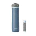 Contigo 24 oz. Wells Chill Stainless Steel Filter Bottle w/ Filters - Dark Ice 5I40