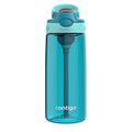 Contigo Leakproof lid 591 mL Juniper Jade Aubrey Plastic Water Bottle with Straw 7L8Q