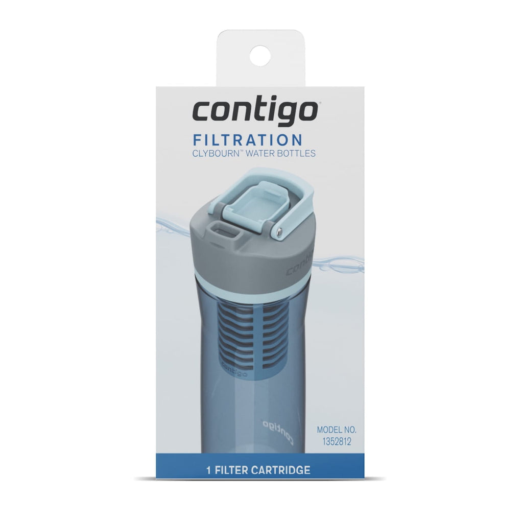Contigo Clybourn FreeFlow Filter Water Bottle Replacement Filter, 1 Count 9YT2