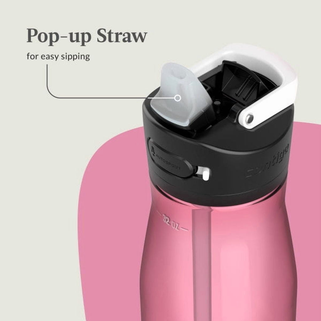 Contigo Ashland 2.0 32 oz Licorice BPA Free Water Bottle 715E