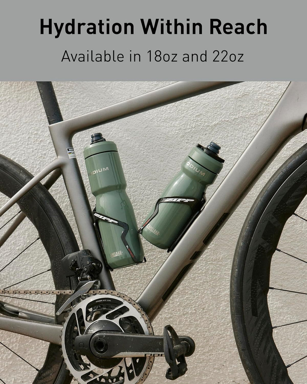 CamelBak Podium 22oz Insulated Stainless Steel Bike Water Bottle, Pacific 3YYF