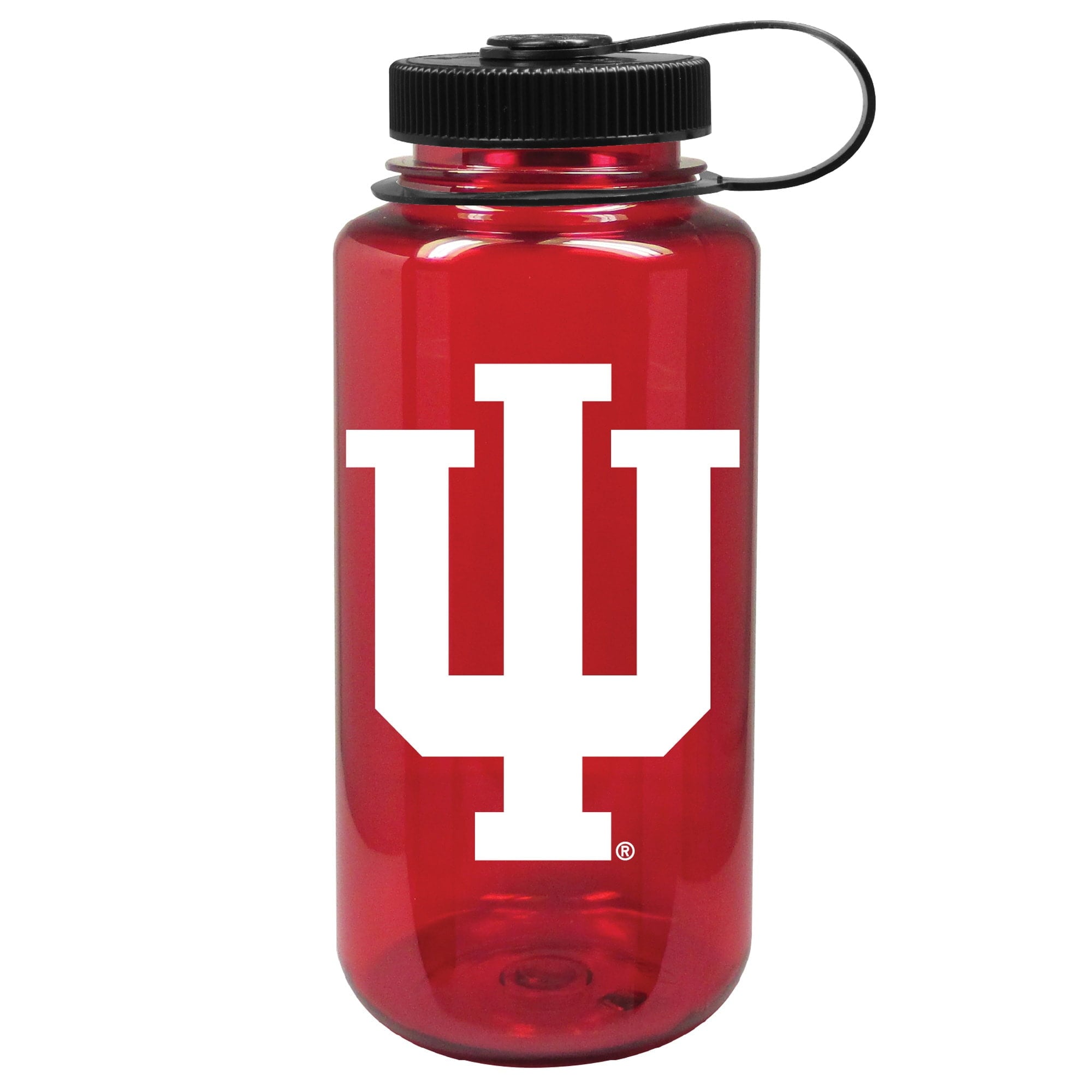 Crimson Indiana Hoosiers 32oz. Nalgene Sustainable Wide Mouth Water Bottle V18O
