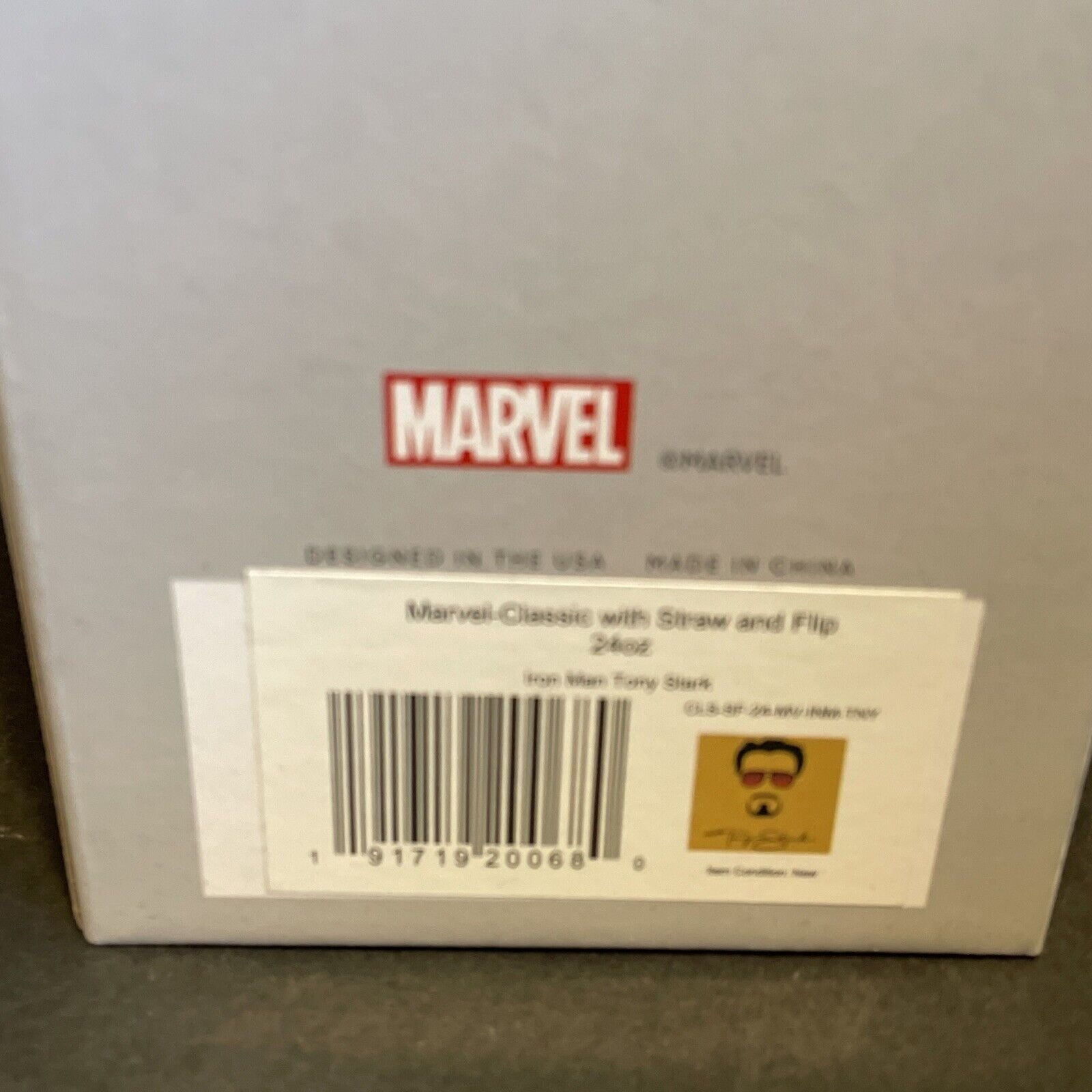 Simple Modern Insulated Iron Man Tony 24oz  Tumbler W/Flip Lid and Straw Lid T6LB