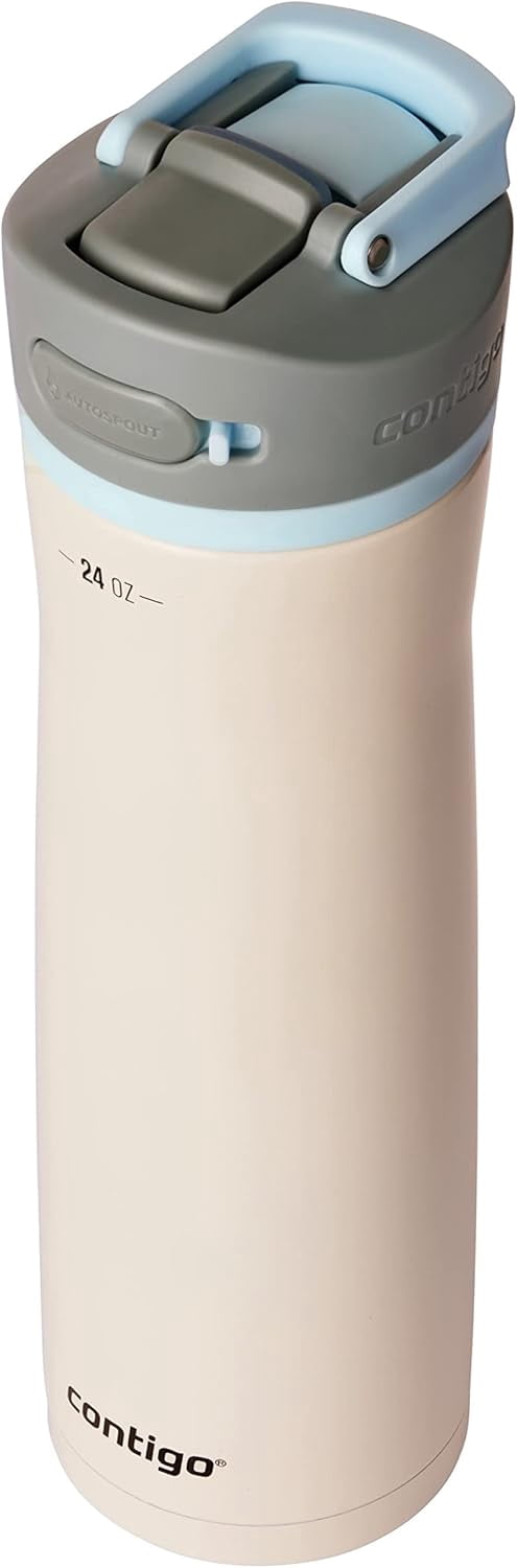 Contigo 24 oz. Wells Chill Stainless Steel Filter Water Bottle - Salt ECQ6