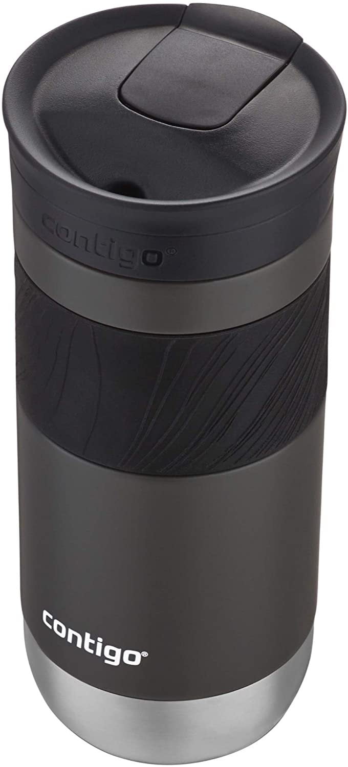 Contigo Byron 2.0 Stainless Steel Travel Mug with SNAPSEAL Lid and Grip, 20 oz, Sake &amp; Blue Corn, 2-Pack ICRC