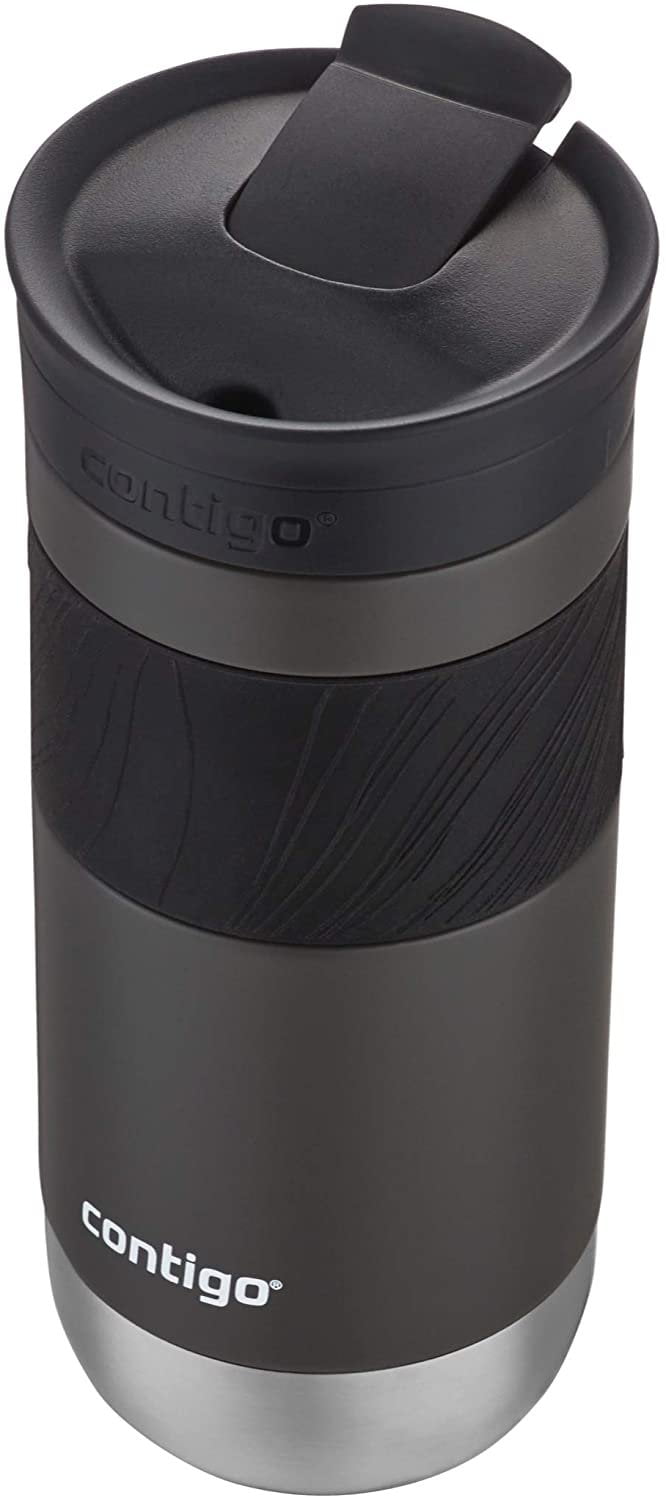 Contigo Byron 2.0 Stainless Steel Travel Mug with SNAPSEAL Lid and Grip, 20 oz, Sake &amp; Blue Corn, 2-Pack ICRC