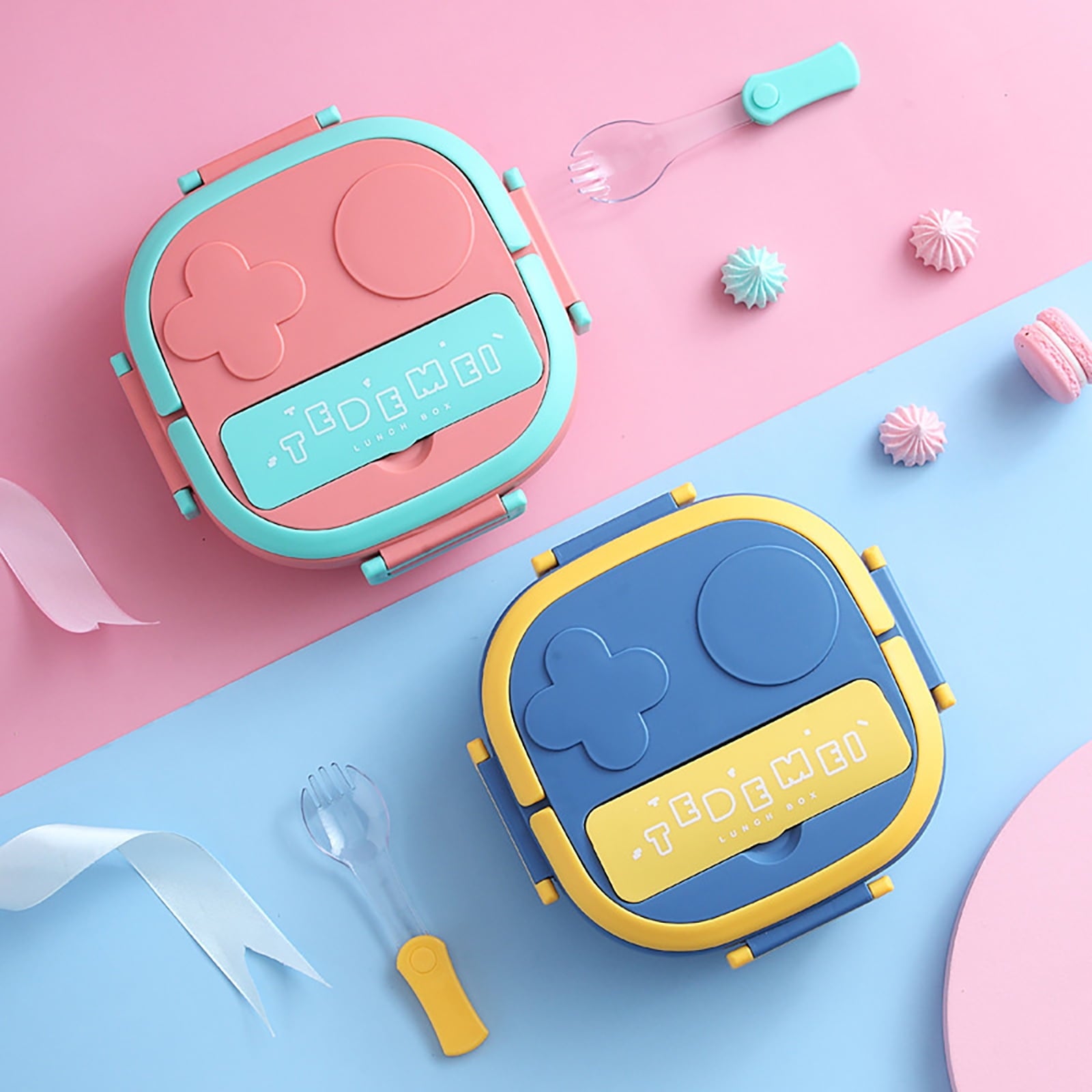 Clearance Items!Ymkly Kitchen Storage,Storage Box,Two Grid Stainless Steel Square Lunch Box ForTravel Office For Girls Boys Portable School Lunch Box Bento Thermal Food ,Contigo Coffee Travel Mug HGW1
