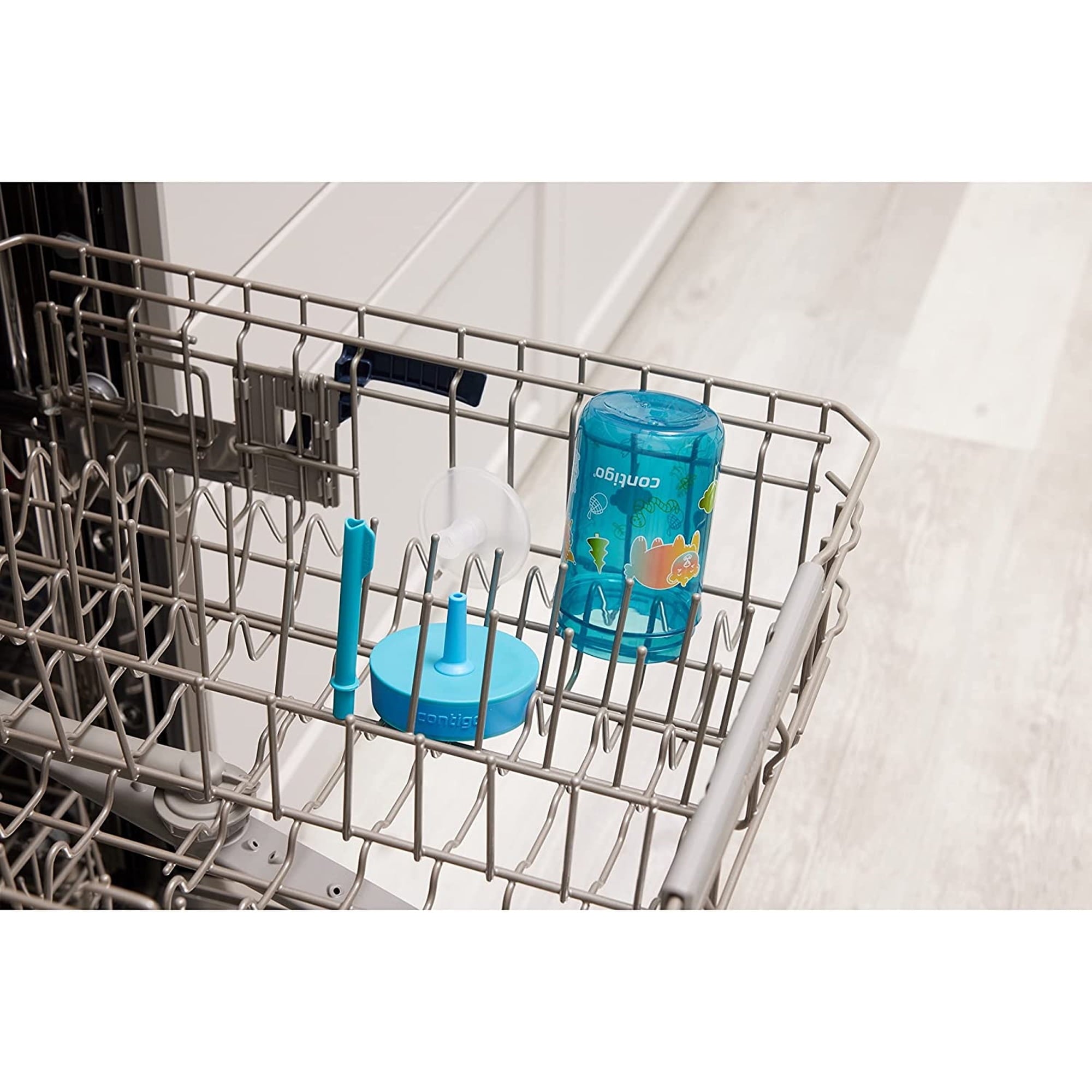 Contigo Kid's 14 oz. Leighton Tumbler with Straw - Juniper/Blue Forest 95GT