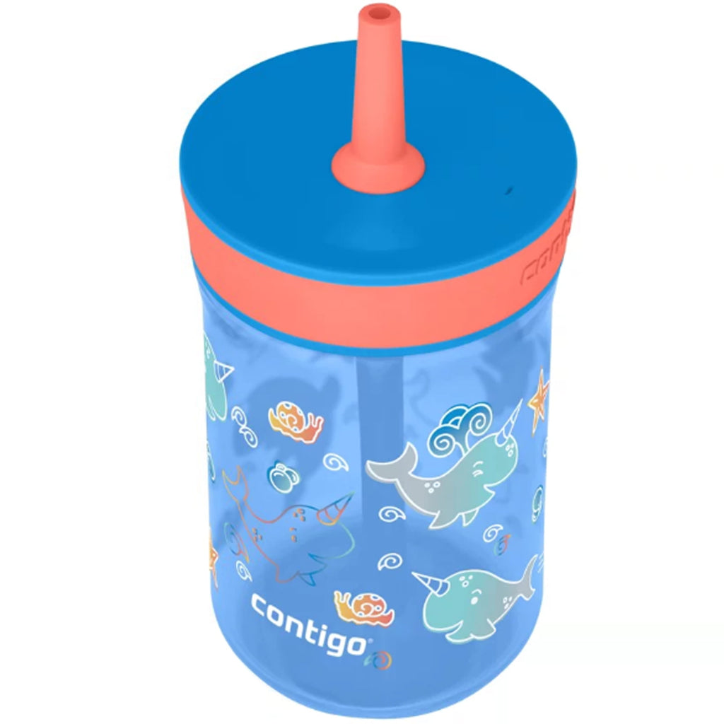 Contigo Kid's 14 oz. Leighton Tumbler with Straw - Juniper/Blue Forest 95GT