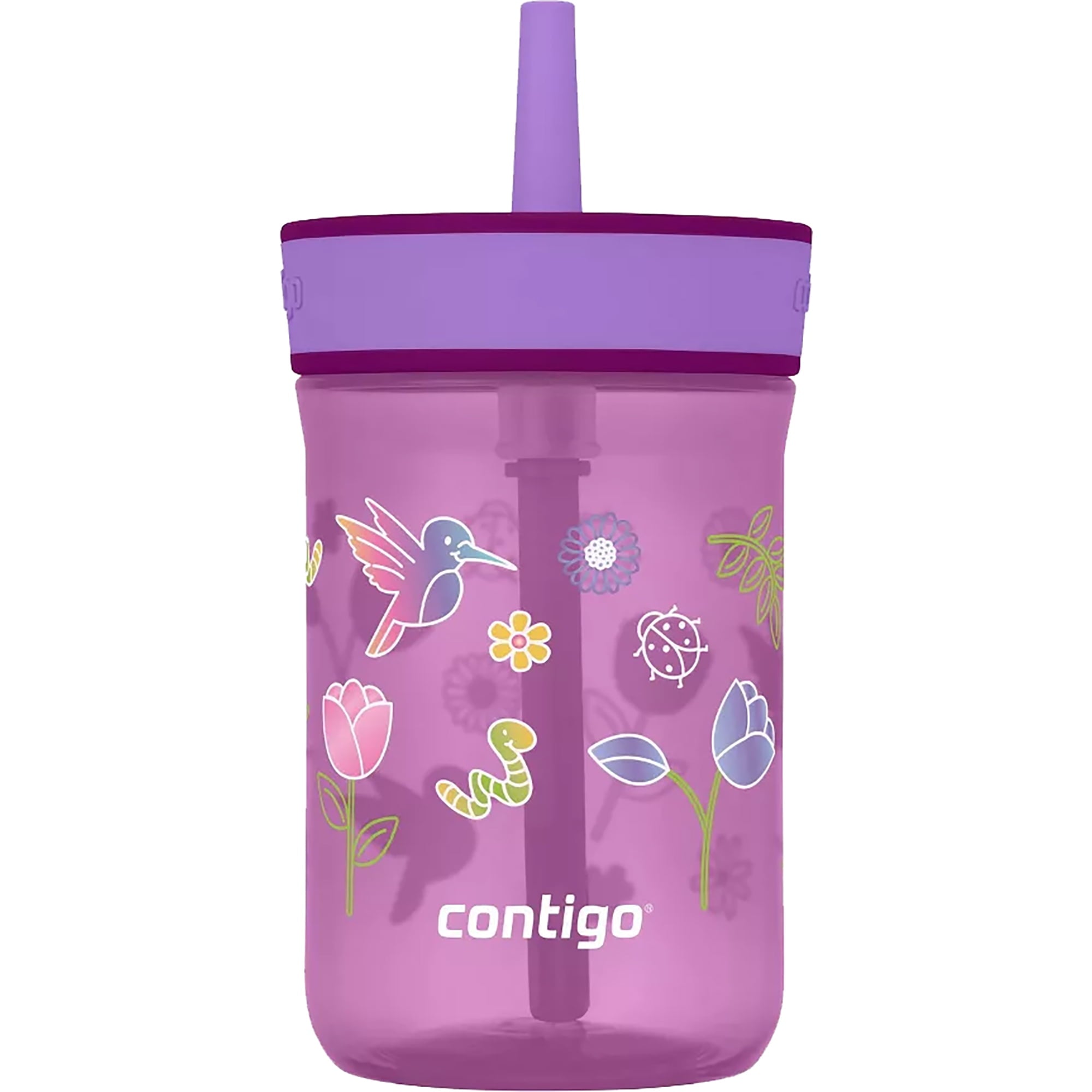 Contigo Kid's 14 oz. Leighton Tumbler with Straw - Juniper/Blue Forest 95GT