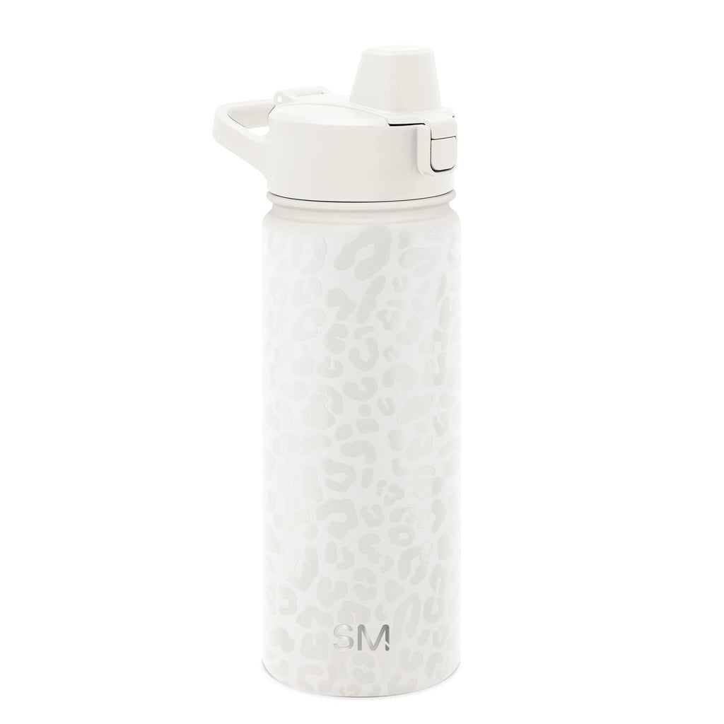 Simple Modern 18 fl oz Insulated Stainless Steel Summit Water Bottle with Covered Silicone Straw Lid | Sweet Taffy C5MR