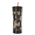 Contigo 20oz Shake &amp; Go Tumbler, Plastic with Straw, Licorice Cowhide Couture UCAX