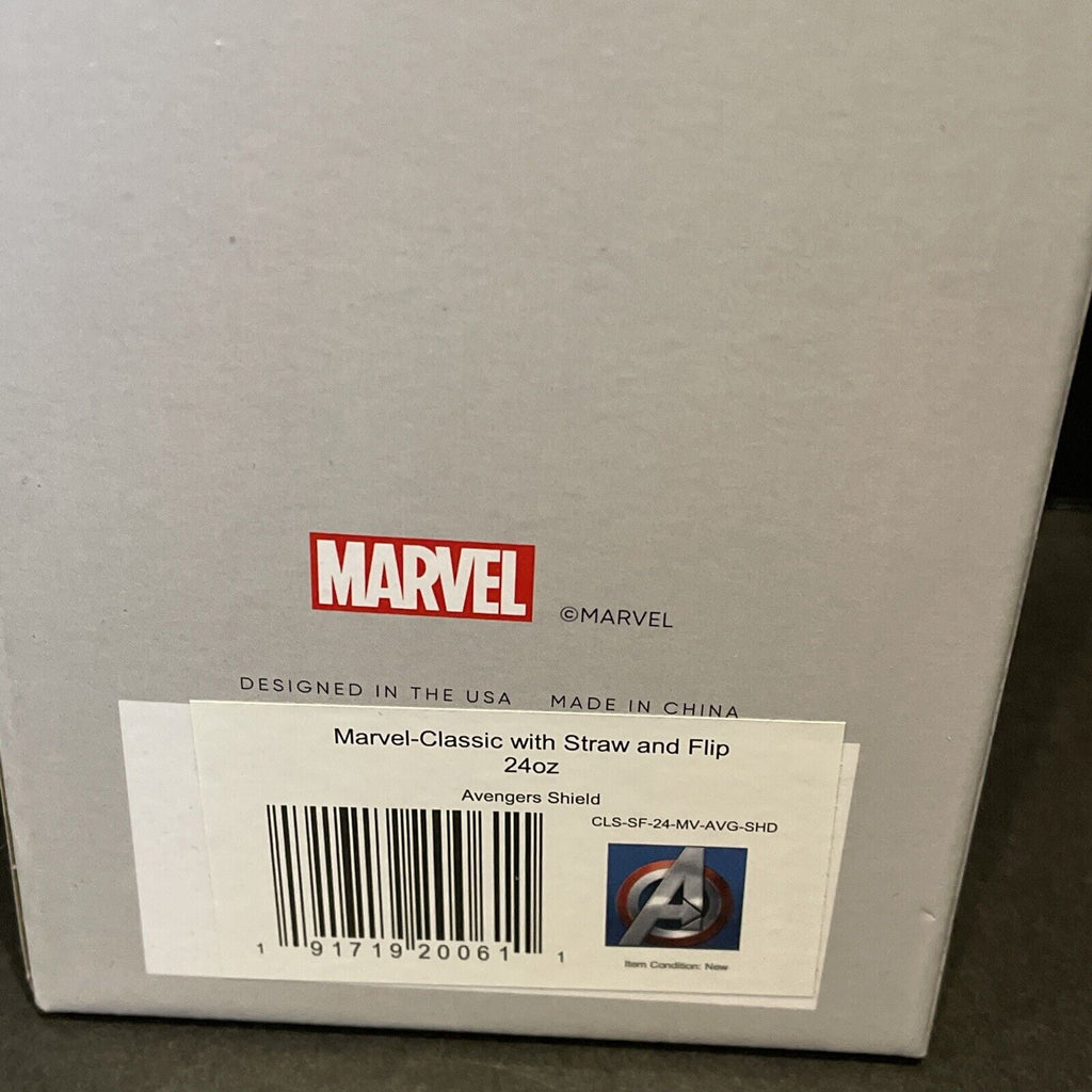 Simple Modern Insulated Avengers Shield 24oz  Tumbler W/Flip Lid and Straw Lid IQP5